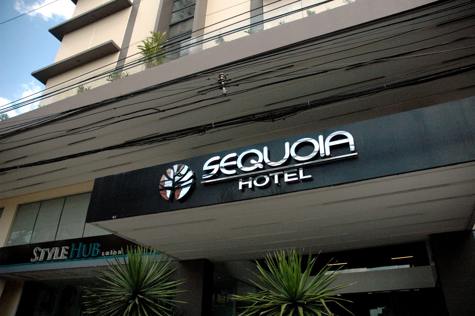 Sequoia Hotel exterior — home of Ombu Kusina