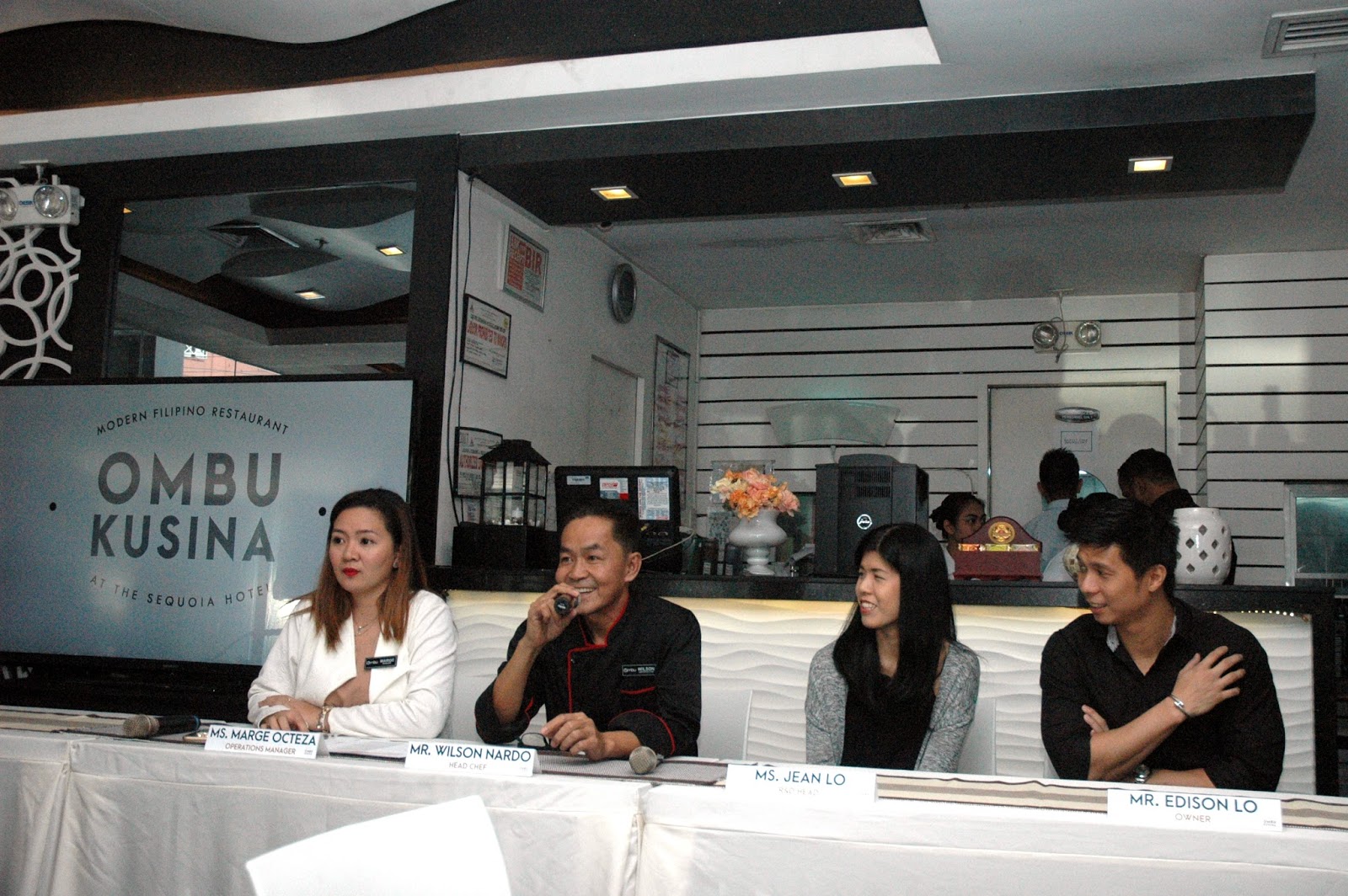 Ombu Kusina team and press event